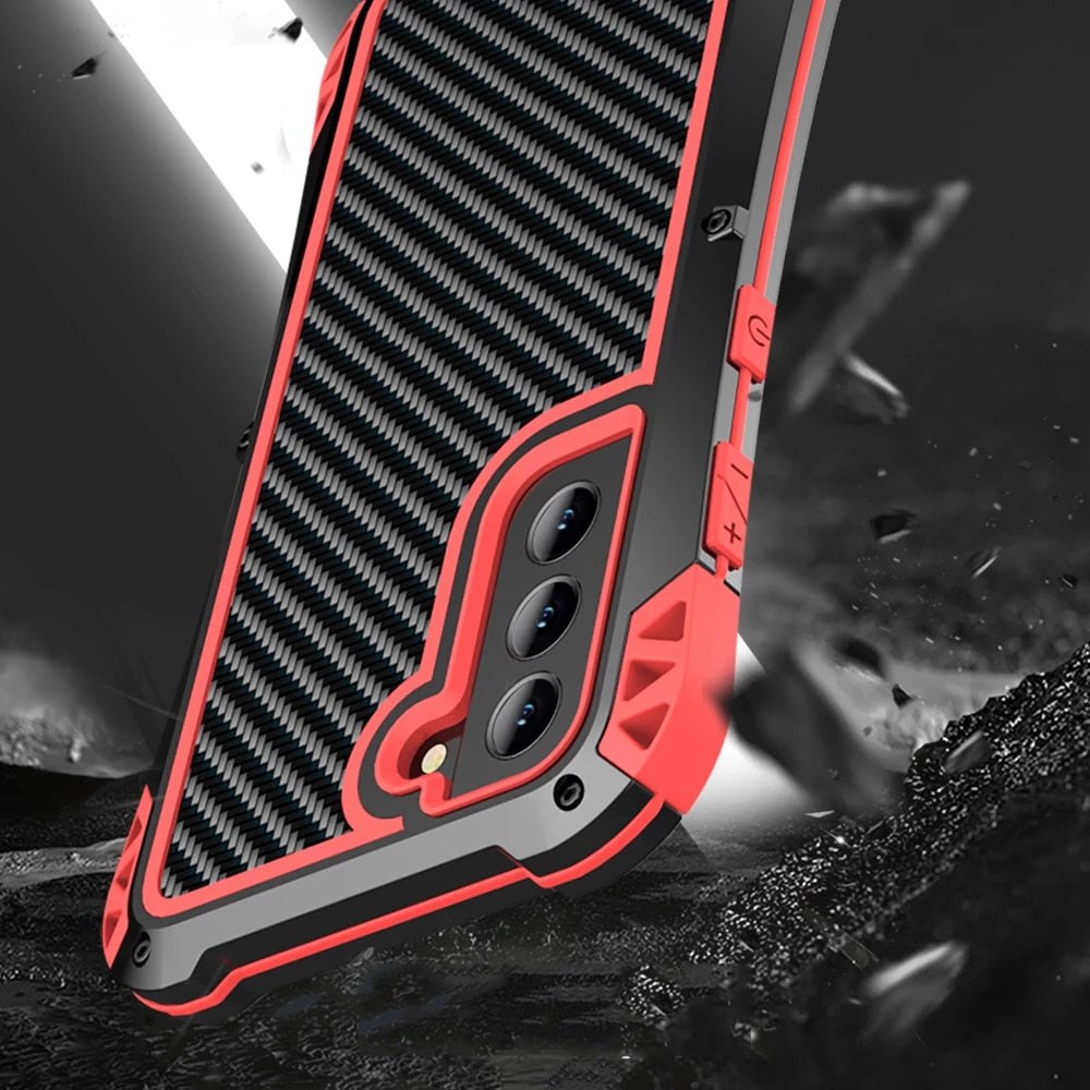 R-JUST Military Grade Shockproof Metal Case For Samsung Galaxy S21 FE - Premium Mobile Phone Cases from R-Just - Just $35.00! Shop now at Dressmycell.com R-JUST Military Grade Shockproof Metal Case For Samsung Galaxy S21 FE - Premium Mobile Phone Cases from R-Just - Just $35.00! Shop now at Dressmycell.com